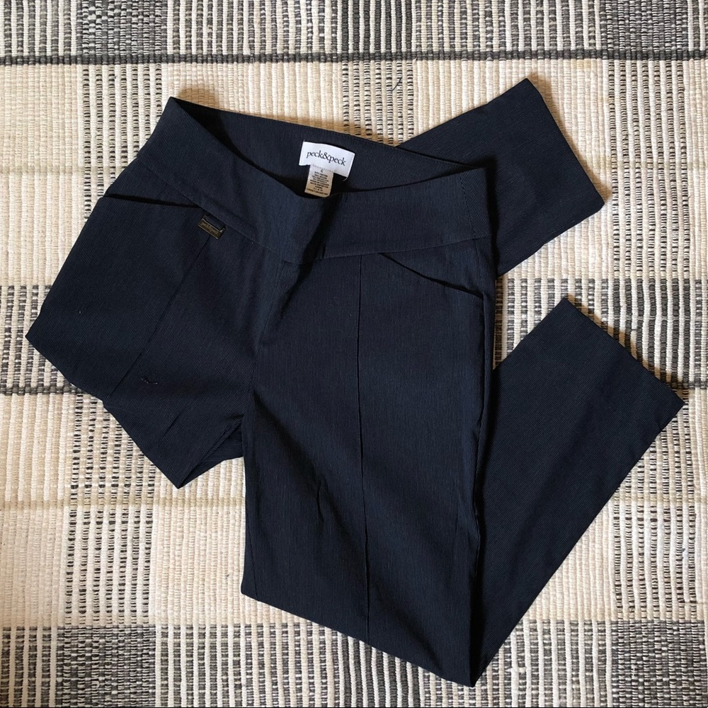 Peck & Peck Navy Capris
